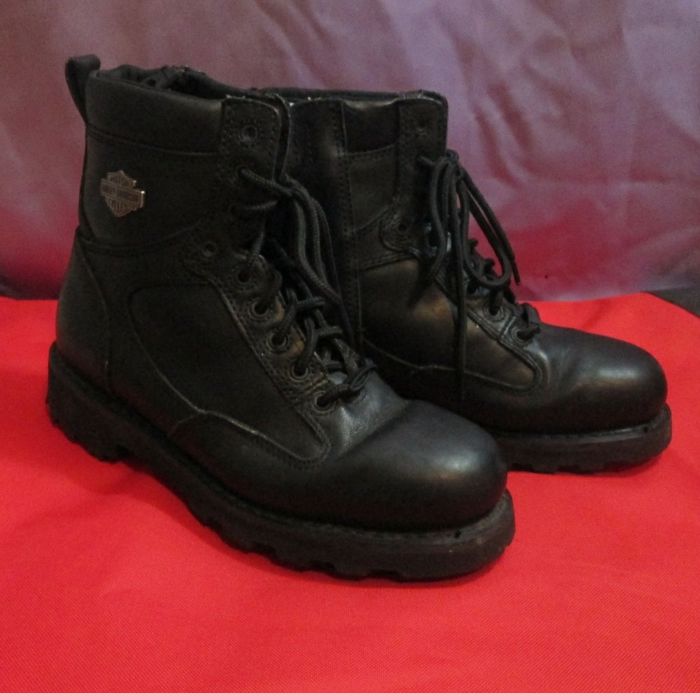 Womens Black Harley Davidson Boots
